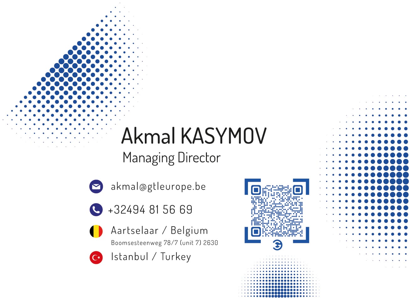 Akmal KASYMOVA Business Card