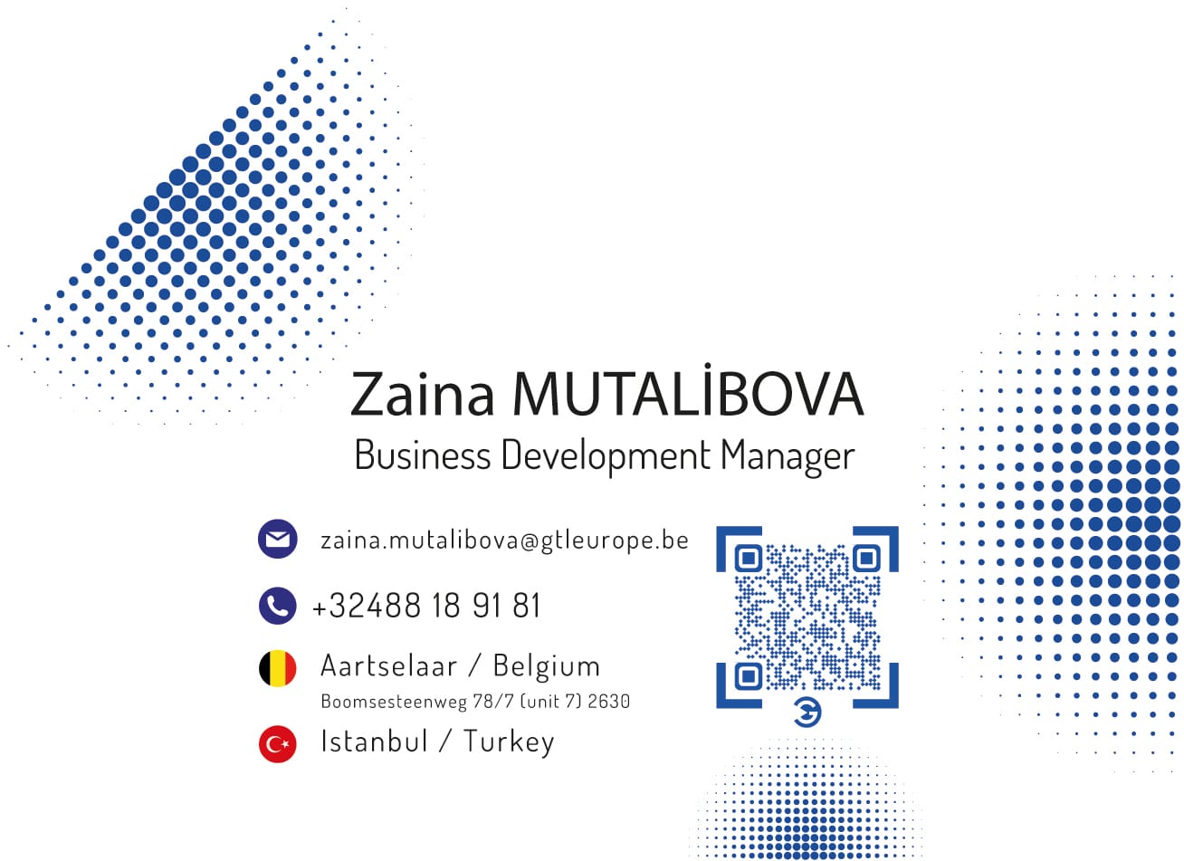 Zaina MUTALİBOVA Business Card